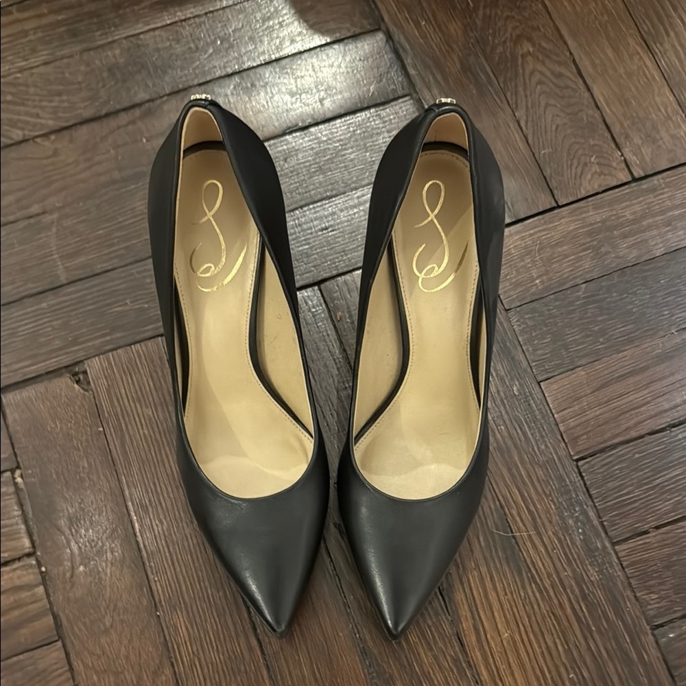 Sam Edelman Black Heels Sleek Stiletto Pumps